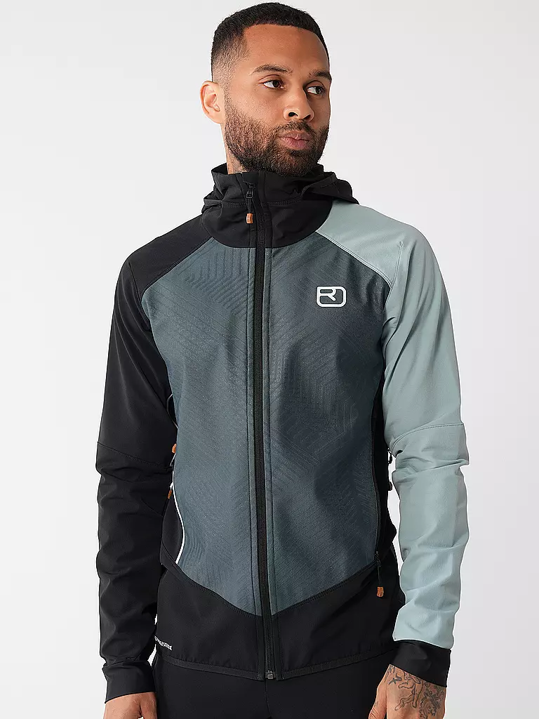 ORTOVOX | Giacca softshell da uomo per escursioni Col Becchei Hoodie |