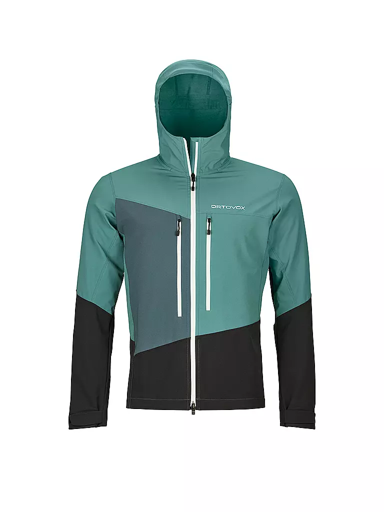 ORTOVOX | Giacca softshell da uomo per escursioni Westalpen Hoodie | Petrolio