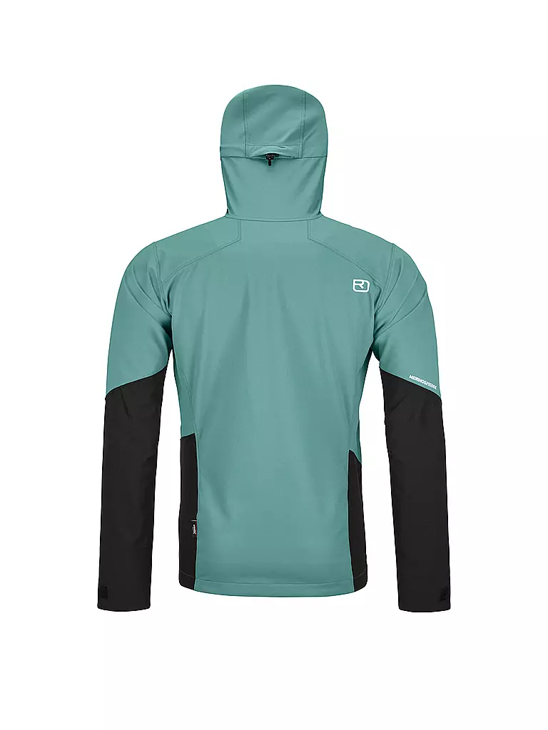 ORTOVOX | Giacca softshell da uomo per escursioni Westalpen Hoodie | Petrolio