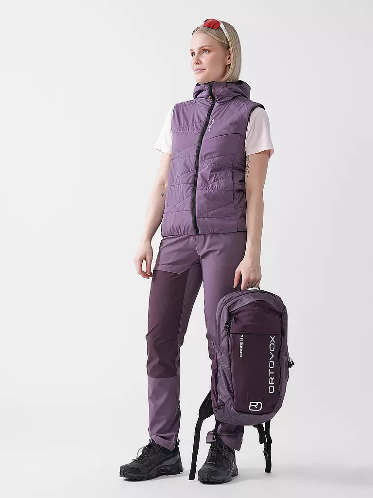 ORTOVOX | Gilet isolante da donna Piz Duan SW con cappuccio | Lilla