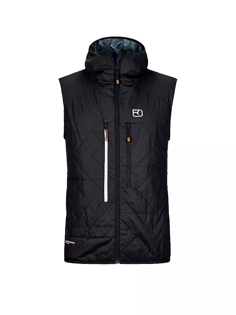 ORTOVOX | Gilet isolante da uomo Piz Boé Swisswool | Nero