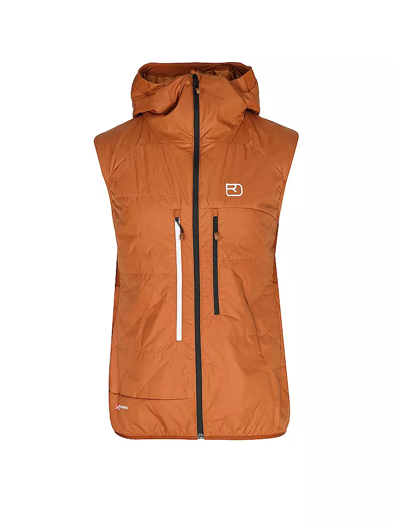 ORTOVOX | Gilet isolante da uomo Piz Boé Swisswool | Cammello