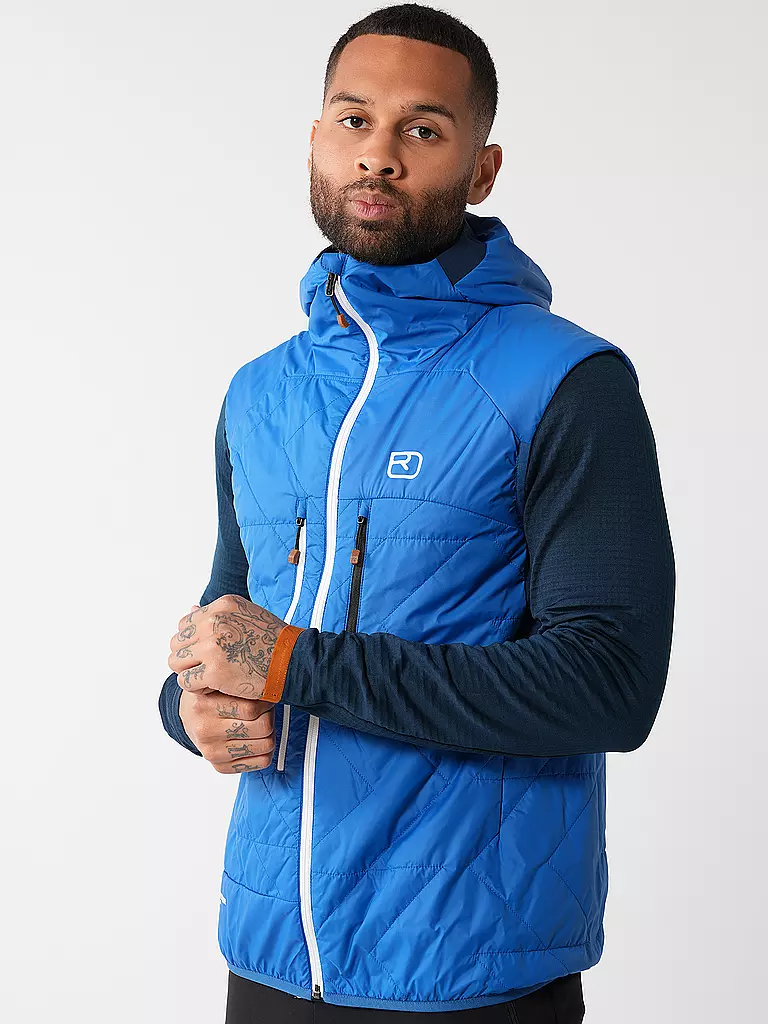 ORTOVOX | Gilet isolante da uomo Piz Boé Swisswool | Blu