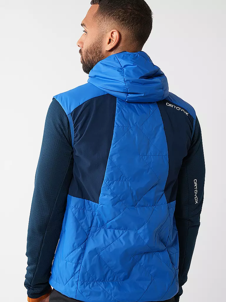 ORTOVOX | Gilet isolante da uomo Piz Boé Swisswool | Blu