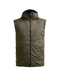 ORTOVOX | Gilet isolante da uomo Piz Duan SW con cappuccio | Oliva