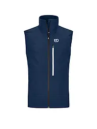 ORTOVOX | Gilet softshell da uomo per escursioni Punta Berrino | Blu scuro