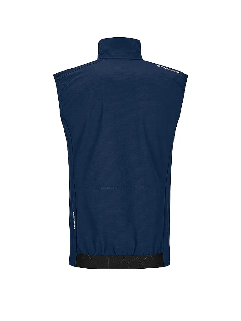 ORTOVOX | Gilet softshell da uomo per escursioni Punta Berrino | Blu scuro