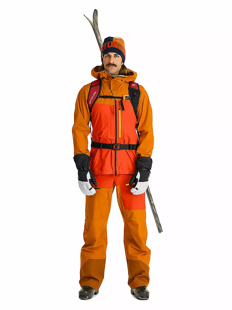 ORTOVOX | Guanti da uomo Pro Freeride a 3 dita | Nero