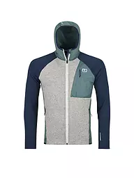 ORTOVOX | Herren Fleecejacke Classic Knit Hoodie | Blu scuro
