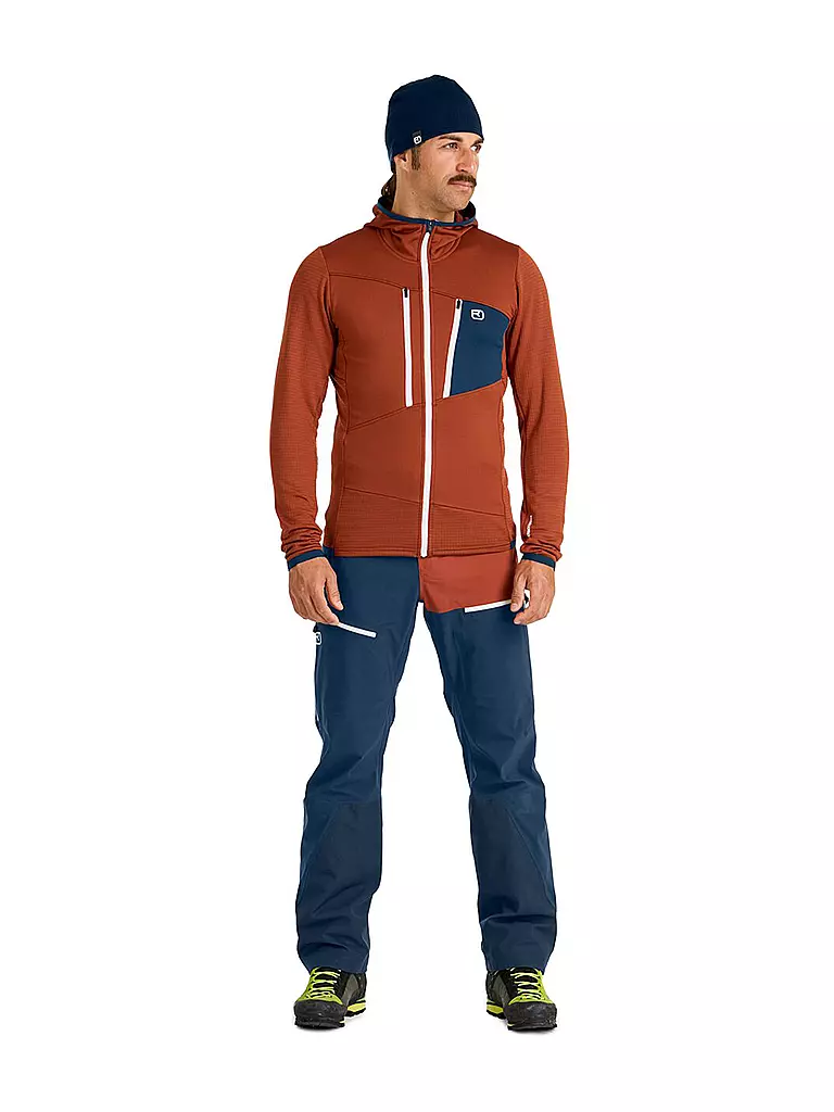 ORTOVOX | Herren Fleecejacke Grid Hoodie | Rame