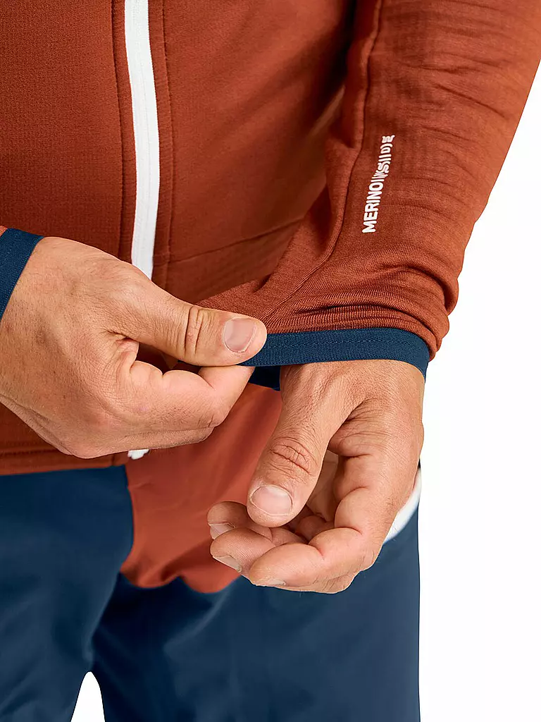 ORTOVOX | Herren Fleecejacke Grid Hoodie | Rame