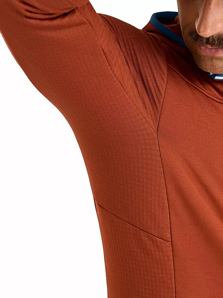 ORTOVOX | Herren Fleecejacke Grid Hoodie | Rame