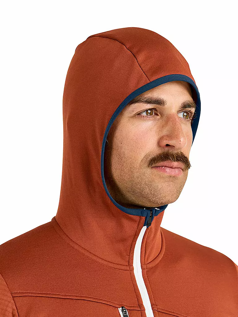 ORTOVOX | Herren Fleecejacke Grid Hoodie | Rame