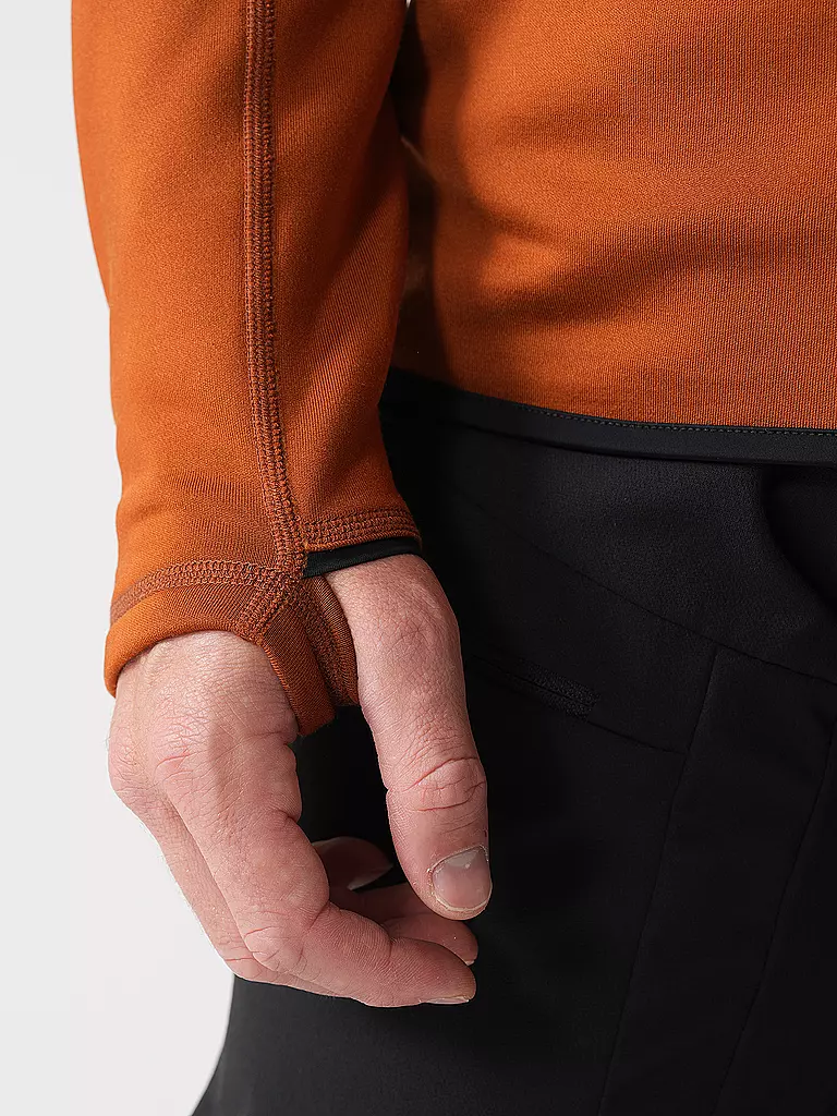 ORTOVOX | Herren Fleecejacke Hoodie | Marrone