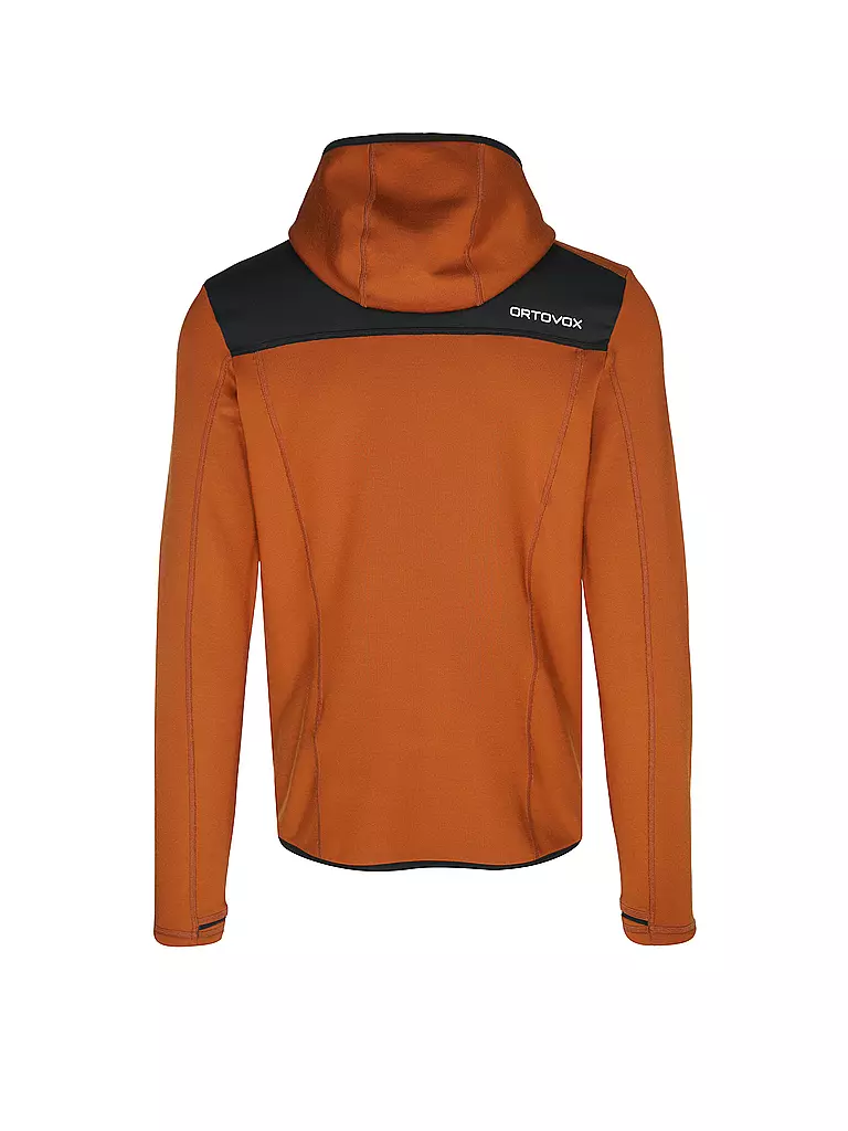ORTOVOX | Herren Fleecejacke Hoodie | Marrone