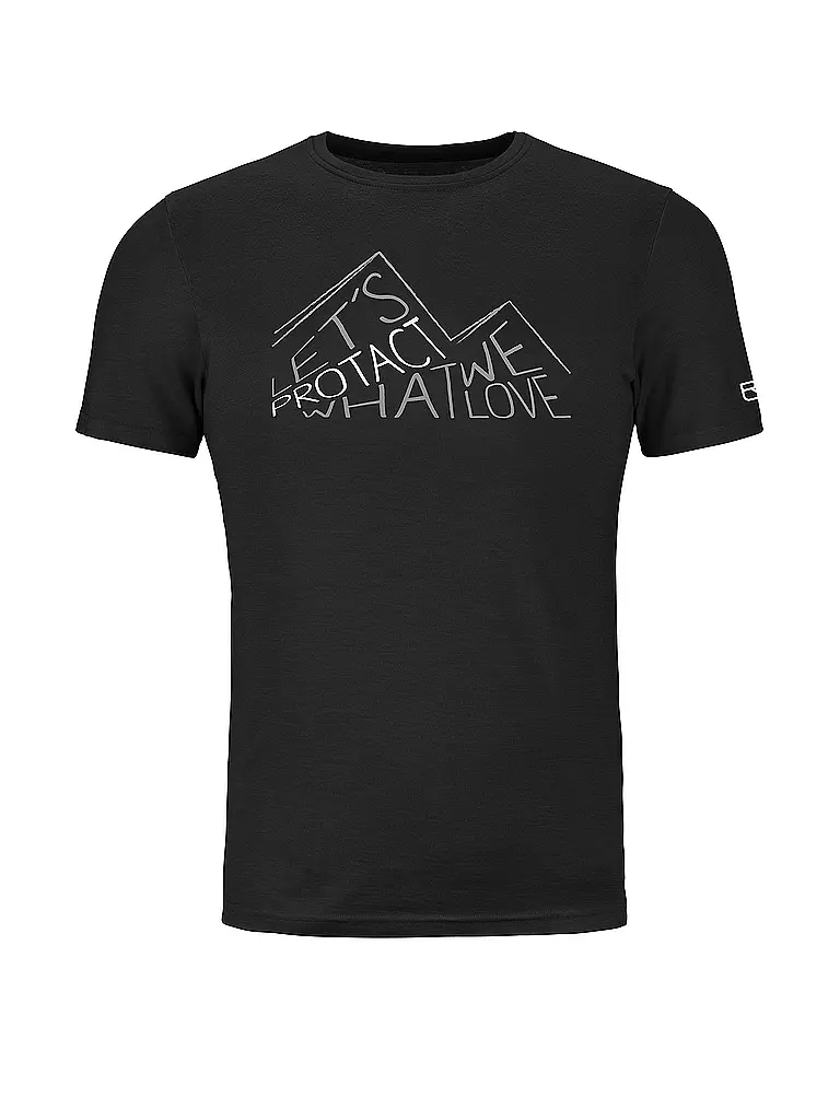 ORTOVOX | Herren Funktionsshirt 185 Merino Protact | Nero
