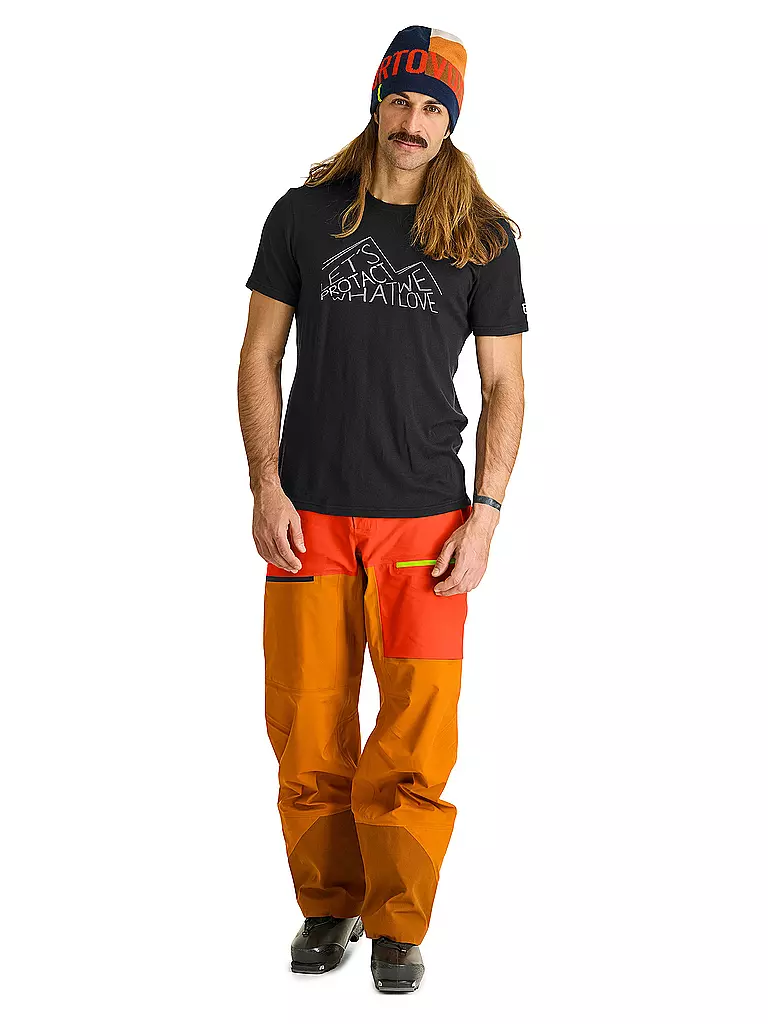 ORTOVOX | Herren Funktionsshirt 185 Merino Protact | Nero