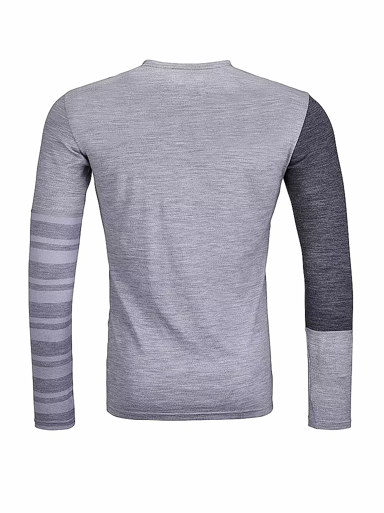 ORTOVOX | Herren Funktionsshirt Rock'n'Wool 185 | Grigio chiaro