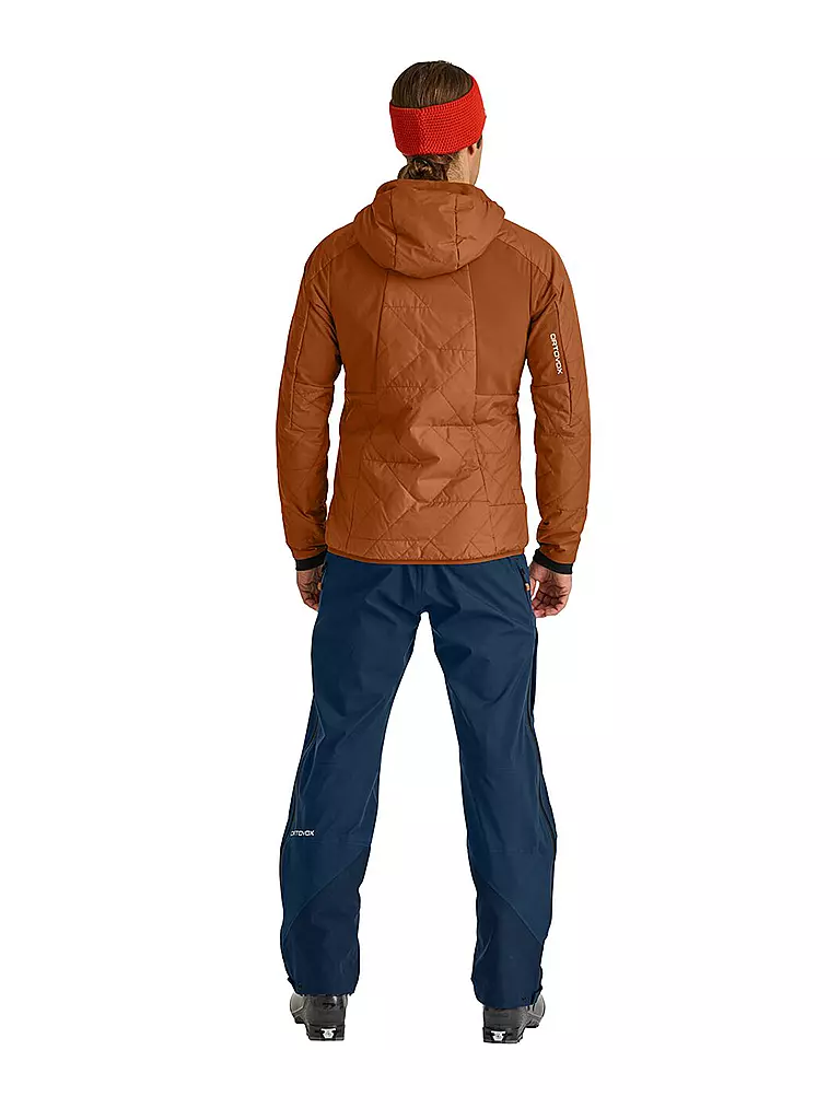 ORTOVOX | Herren Isojacke Piz Boé Swisswool | Marrone
