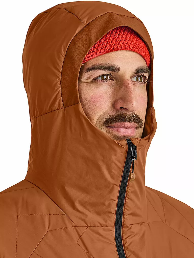 ORTOVOX | Herren Isojacke Piz Boé Swisswool | Marrone