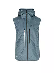 ORTOVOX | Gilet isolante da uomo Piz Boé Swisswool | Petrolio