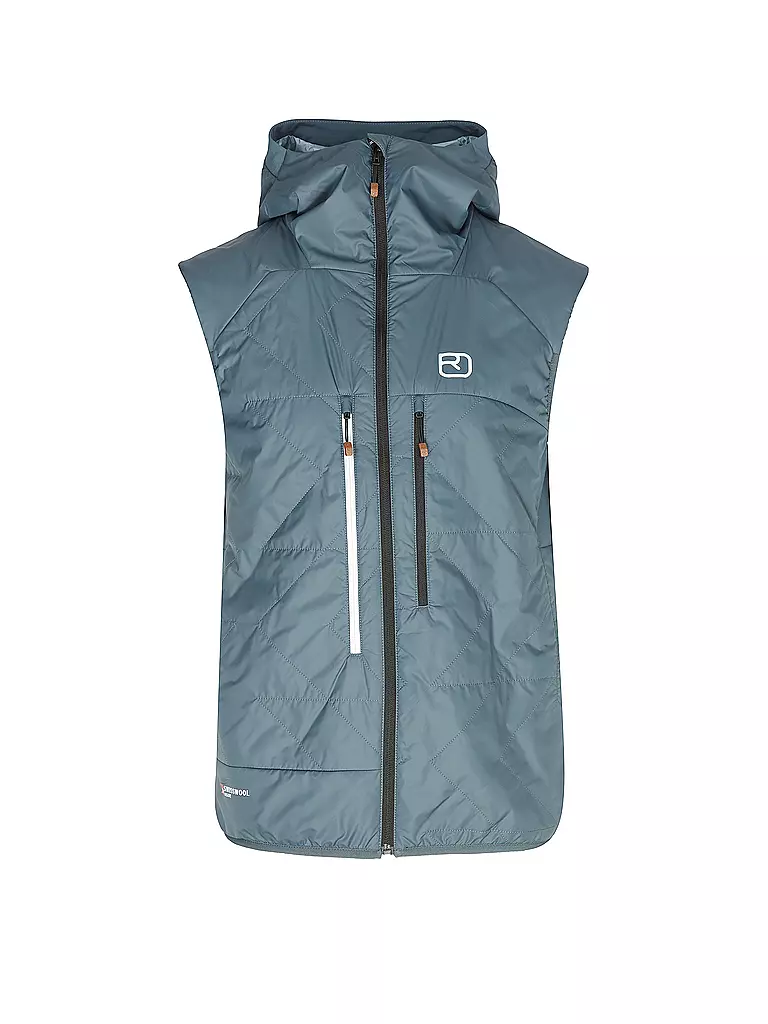 ORTOVOX | Herren Isoweste Swisswool Piz Boè Hoodie | Petrolio