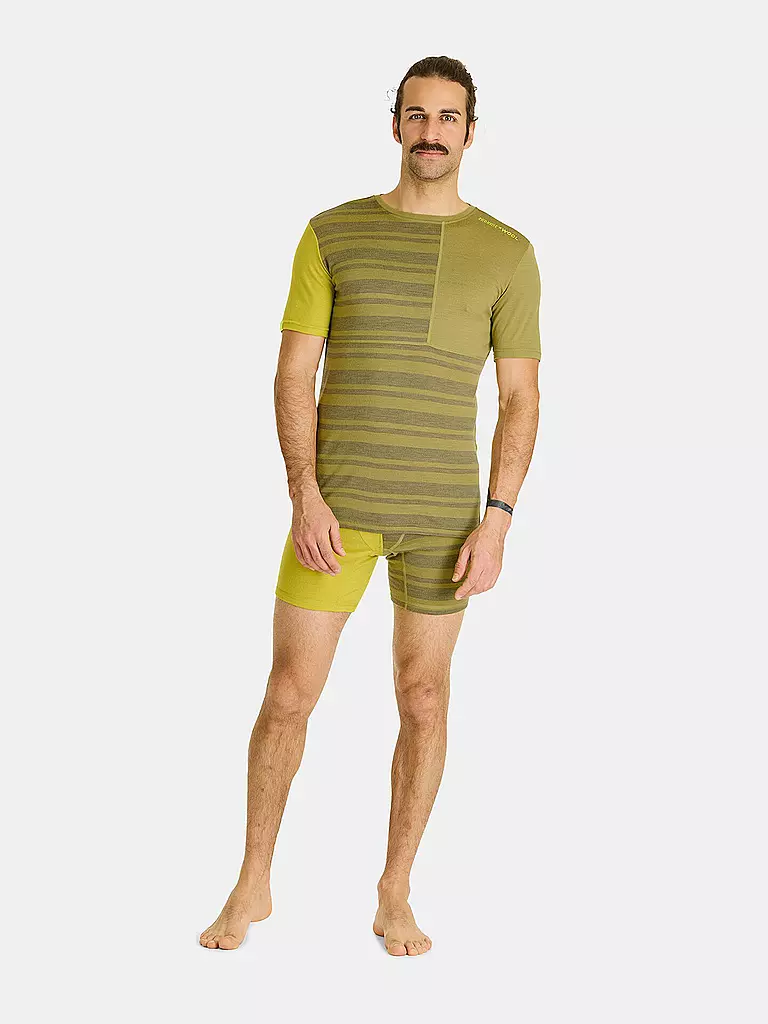 ORTOVOX | Herren Shirt Rock'n'Wool 185 | Oliva