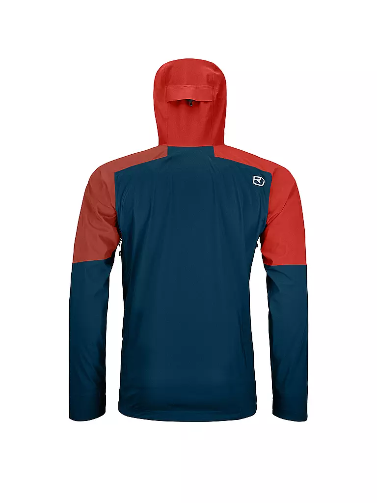ORTOVOX | Herren Tourenjacke Westalpen 3L Hoodie | Blu scuro