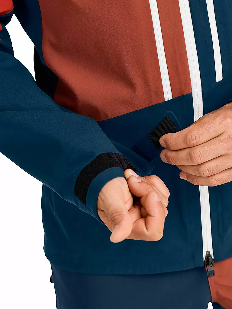 ORTOVOX | Herren Tourenjacke Westalpen 3L Hoodie | Blu scuro