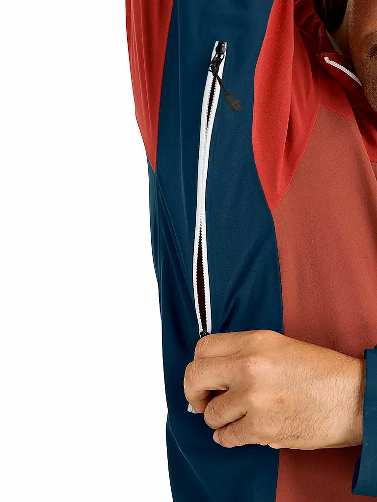 ORTOVOX | Herren Tourenjacke Westalpen 3L Hoodie | Blu scuro