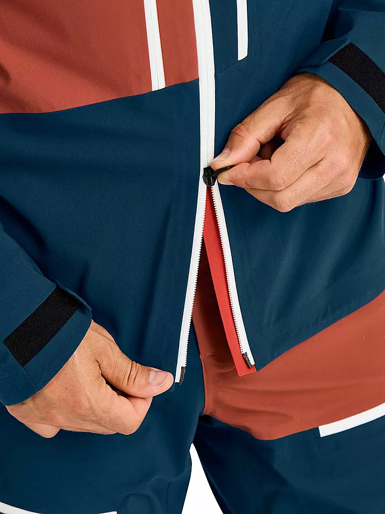 ORTOVOX | Herren Tourenjacke Westalpen 3L Hoodie | Blu scuro