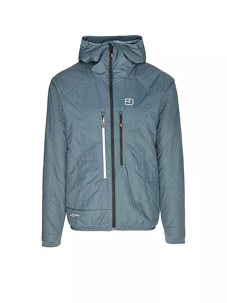 ORTOVOX | Iso giacca da uomo Piz Boé Swisswool | Petrolio