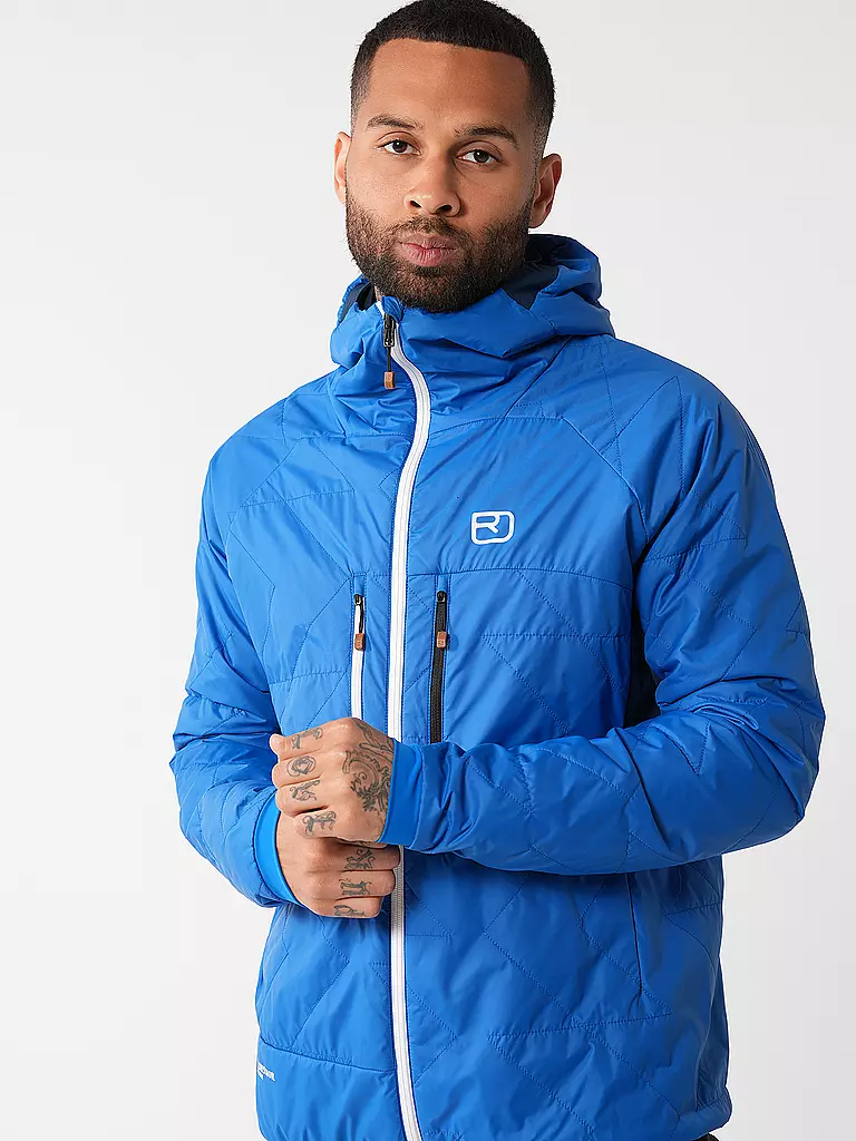 ORTOVOX | Iso giacca da uomo Piz Boé Swisswool | Blu
