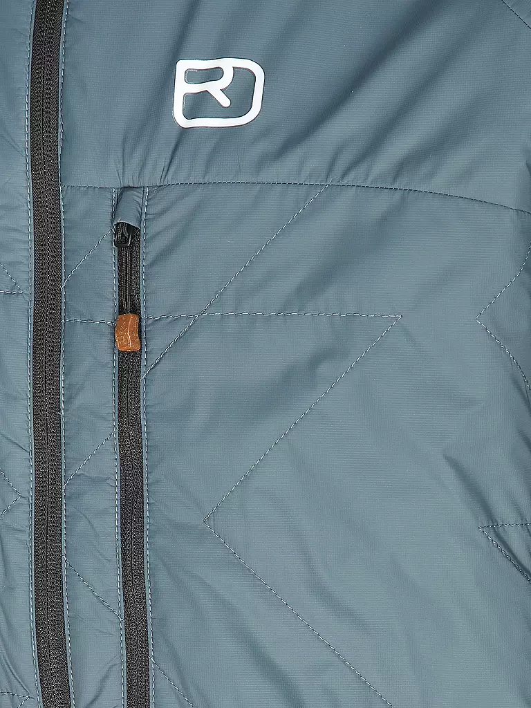 ORTOVOX | Iso giacca da uomo Piz Boé Swisswool | Petrolio