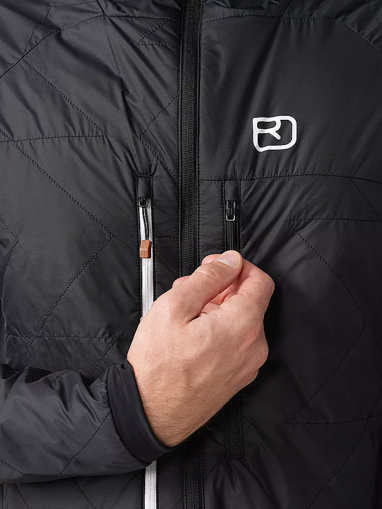 ORTOVOX | Iso-giacca da uomo Piz Boé Swisswool | Nero