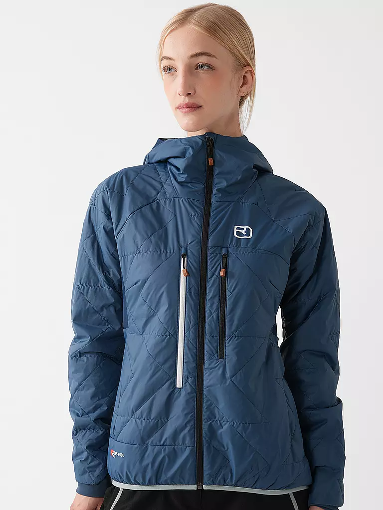 ORTOVOX | Isogiacca da donna Piz Boé Swisswool con cappuccio |