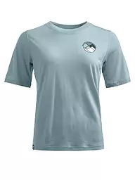 ORTOVOX | Maglietta da donna da turismo Round Landscape 140 Cool | Blu chiaro