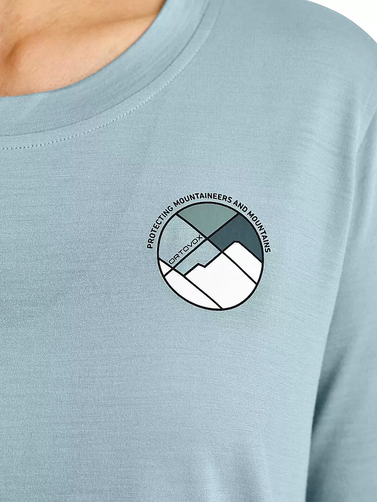 ORTOVOX | Maglietta da donna da turismo Round Landscape 140 Cool |