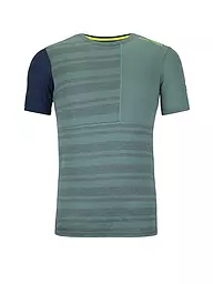 ORTOVOX | Herren Shirt Rock'n'Wool 185 | Verde scuro