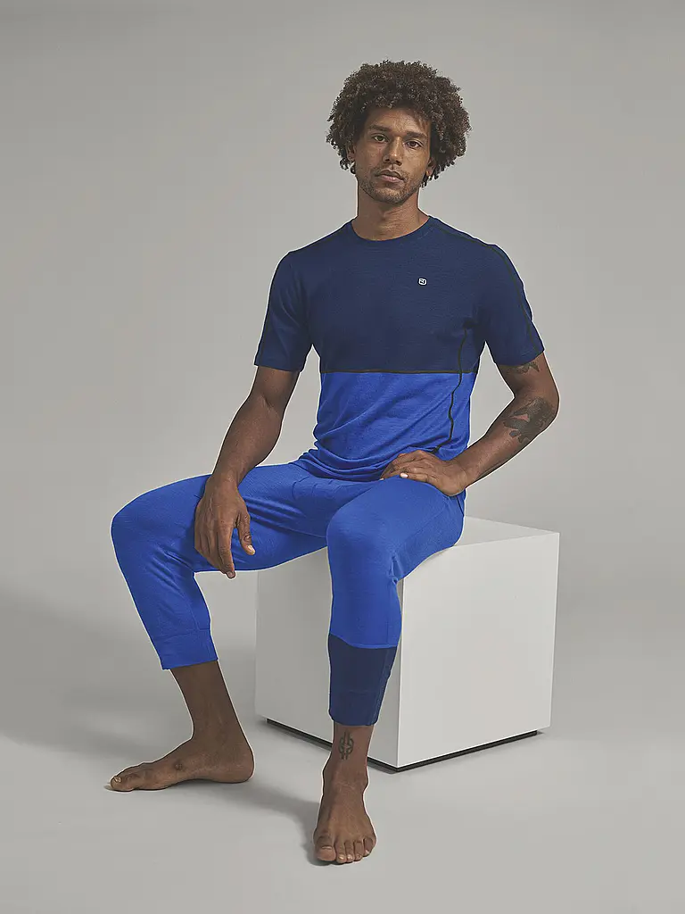 ORTOVOX | Maglietta da uomo Rock'n'Wool 185 | Blu