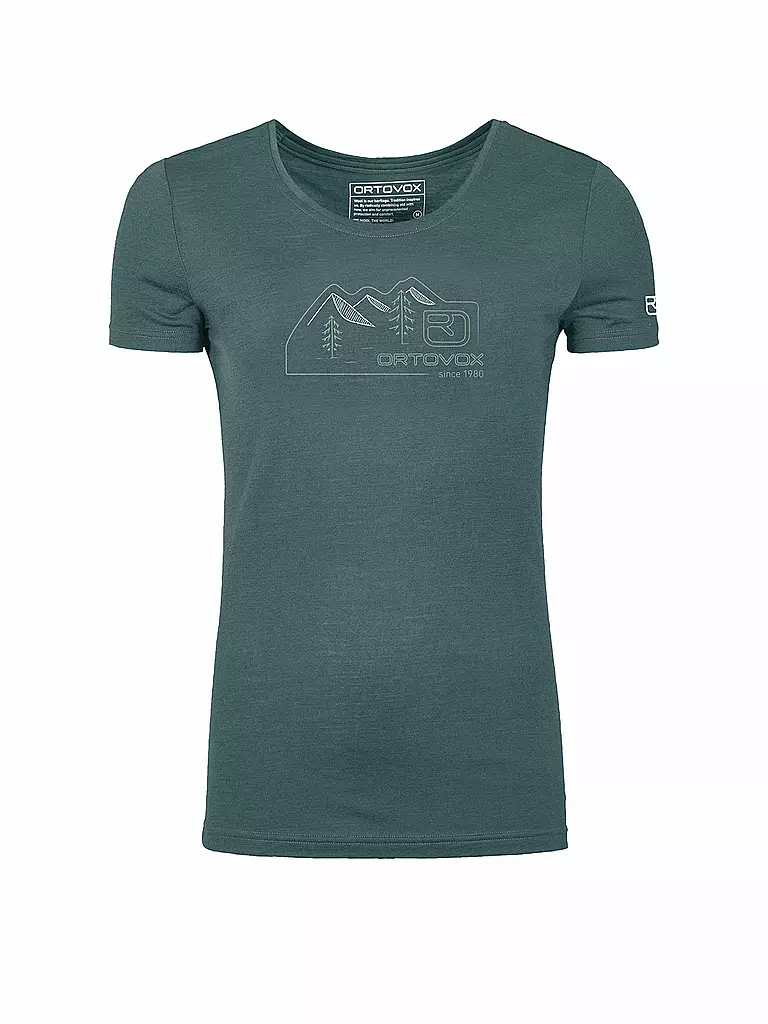 ORTOVOX | Maglietta funzionale da donna 150 COOL Vintage | Petrolio