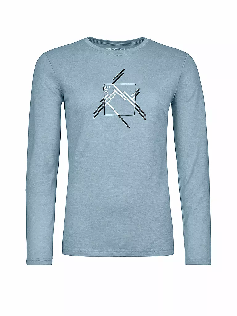 ORTOVOX | Maglietta funzionale da donna MTN Coutout 185 Merino | Blu chiaro