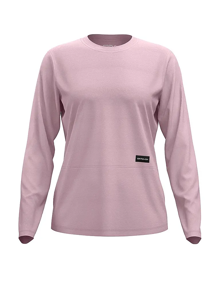 ORTOVOX | Maglietta funzionale da donna Patch 185 Merino | Rosa