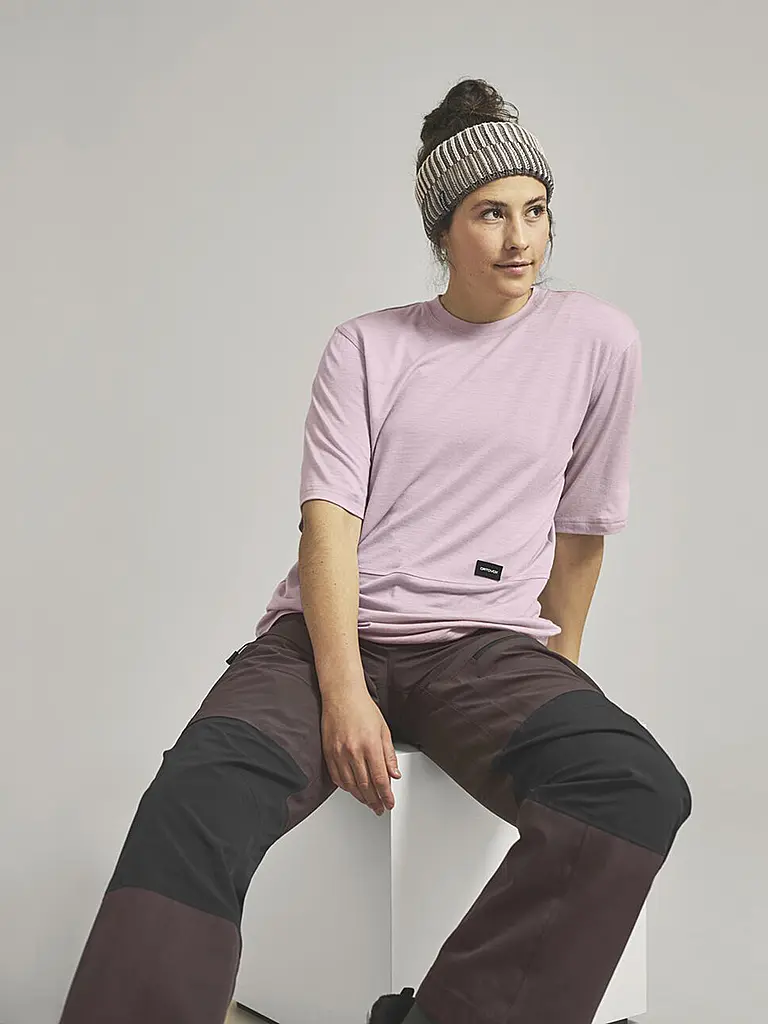 ORTOVOX | Maglietta funzionale da donna Patch 185 Merino | Rosa