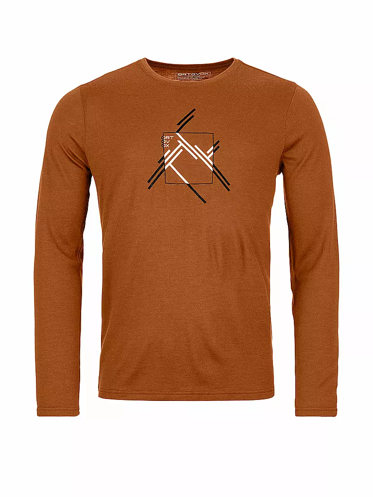 ORTOVOX | Maglietta funzionale da uomo 185 Merino MTN Cutout | Marrone