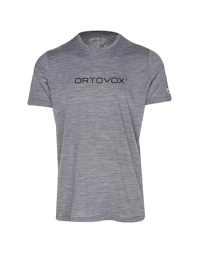ORTOVOX | Maglietta funzionale da uomo Brand TS 150 Cool | Grigio