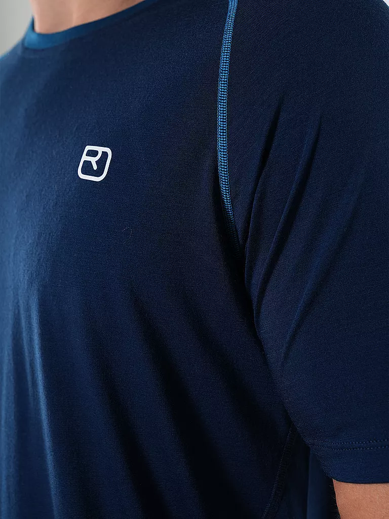 ORTOVOX | Maglietta funzionale da uomo Tec Fast Upward 120Cool | Blu scuro