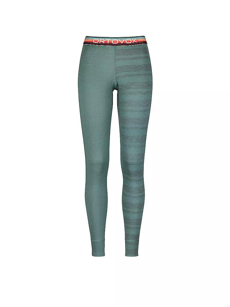 ORTOVOX | Pantalone intimo da donna Rock'n'Wool 185 | Verde scuro