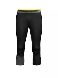 ORTOVOX | Pantalone intimo da uomo Fleece Light 3/4 | Nero