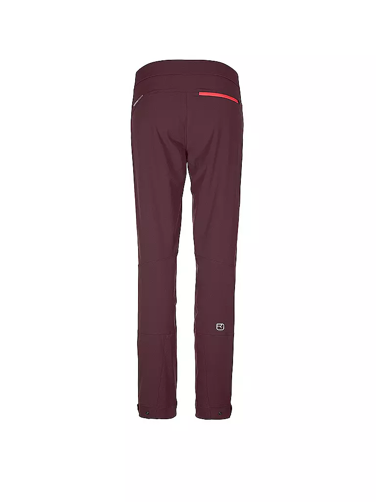 ORTOVOX | Pantaloni da sci alpinismo Cevedale da donna | Rosso scuro